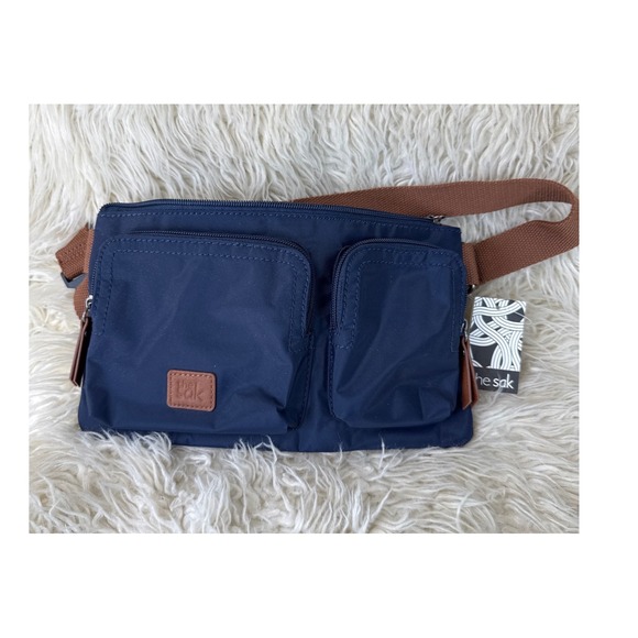 The Sak Handbags - NWT The Sak Esperato Nylon Crossbody Bag Navy Blue Adjustable Strap Travel Beach